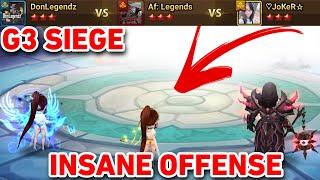 G3 Siege | DonLegendz vs Af: Legends vs JoKeR | #summonerswar