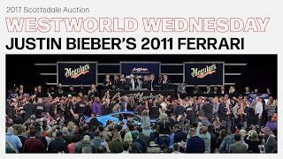 SOLD! Justin Bieber's 2011 Ferrari 458 Italia - BARRETT-JACKSON REWIND 2017 SCOTTSDALE AUCTION