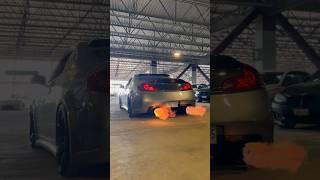 @MannyVQ Full Bolt On Tuned G35 Insane Flame! #viral #youtubeshorts #reels #g35 #vq35de #vqnation