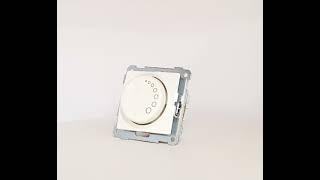 Dimmer für Unterputz bzw. Einbau / Halogendimmer, Wanddimmer · Mutlusan Candela Weiss 600w und 1000w