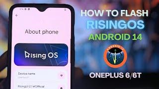 How To Install RisingOS Android 14 on OnePlus 6/6T