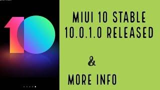 miui 10 stable release for redmi note 5 pro