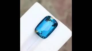 Flawless 5.40 CT Very Top Blue Indicolite Tourmaline Gemstone from Afghanistan.