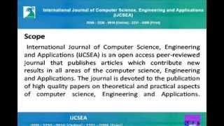 International Journal of Computer Science, Engineering and Applications (IJCSEA)
