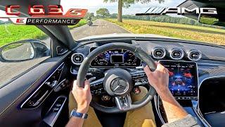 2024 Mercedes AMG C63 S E Performance POV Drive & Slide