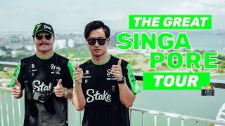 The Great SingaTour: Valtteri + Zhou are your expert tour guides of Singapore's most iconic spots 