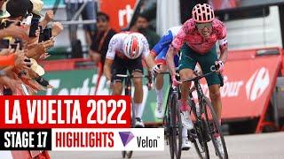 Brutal final attacks | La Vuelta a España 2022 Stage 17 Highlights