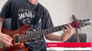 Creed - What if (Guiar Cover)