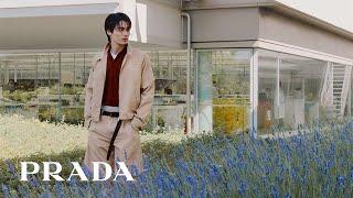 Win Metawin Explores Prada's Industrial Headquarters in Tuscany