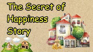 Listen English through stories| Secret of Happiness Story | English Listening Practice