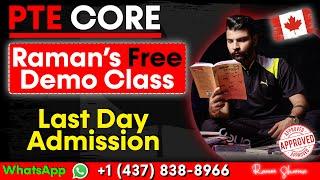 PTE Core Full Class: Beginners - 2024 | Raman Sharma