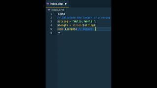  How to use strlen() Functions in PHP! in PHP. #phpprogramming  #codingtips  #shortstutorial