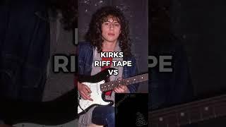 KIRKS RIFFTAPE VS OFFICIAL RELEASE #kirkhammet #jameshetfield #entersandman #rifftape #metal #rock