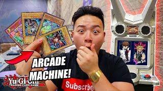 WON THE YUGIOH! ARCADE MACHINE JACKPOT!!! SPENT $100 ON YUGIOH ARCADE! GODLY PULLS! (DUEL TERMINAL)