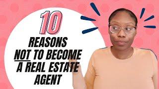 Watch this before becoming a real estate agent!