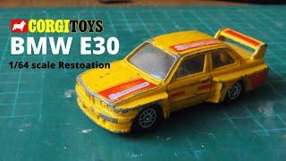 BMW E30 M3 Corgi Diecast restoration 1/64 scale Custom