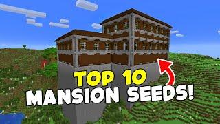 TOP 10 MANSION Seeds For Minecraft 1.20!