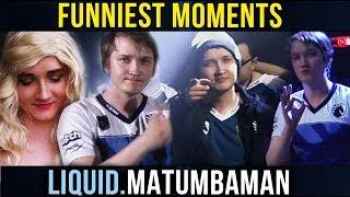 FUNNIEST Fails & MOST Unforgettable Twitch Moments of Liquid.Matumbaman - Dota 2