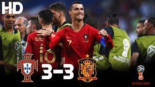 Spain vs Portugal (3-3) - 2018 FIFA World Cup Russia- Highlights HD