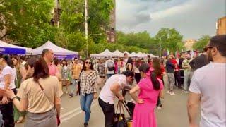 Модный Ереван.Street style from Yerevan.YereWineDays-2023 Ереван современный город Столица 时尚与风格.