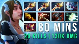 80 MINS 26 KILLS 3 RAPIERS | FUN MIRANA GAME (SingSing Dota 2 Highlights #1600)