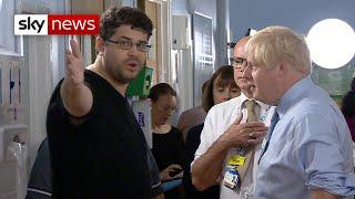 Angry father confronts PM during hospital visit