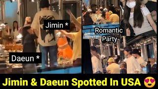 Jimin Daeun Spotted In USA  | Jimin Daeun Together