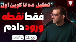 تحلیل ده تا کوین اول مارکت فقط نقطه ورود دادم