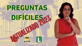 DESCUBRE las 10 PREGUNTAS más DIFÍCILES!!  (Teórico B 2022)