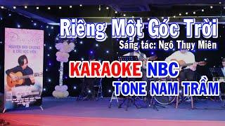 Riêng Một Góc Trời - Karaoke Tone Nam Trầm