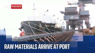 British Steel latest: Raw materials for Scunthorpe plant arrive at nearby port
