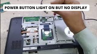 Dell Laptop Power Button light Blinking No Display - Dell latitude E5420 - Caps Lock light On Fixed