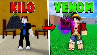 Trading up From Kilo to Venom in One Video | Blox Fruits