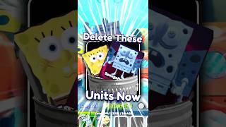 Worst Units To Use In Spongebob Tower Defense