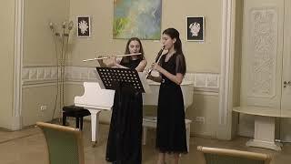 Kaspar Kummer - duet №1 first part from two duets for flute and clarinet