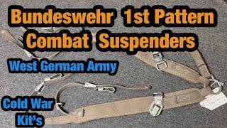 Bundeswehr West German Army 1st Pattern Combat Suspenders ￼/