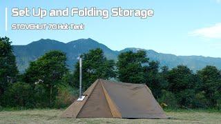 STOVEHUT 70 Hot Tent Set Up | POMOLY