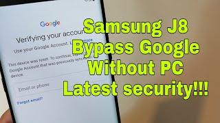 All Binary!!! Samsung Galaxy J8 SM-J810F. Remove Google Account. Bypass FRP.