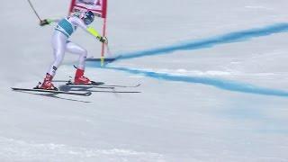 Mikaela Shiffrin - Falls Run 1 - GS - 2016 Audi FIS Ski World Cup Finals