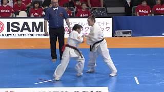 【新極真会】Court2 2ndRound woman5 Yui Kikukawa vs Marta Lubos The 12th World Karate Championship