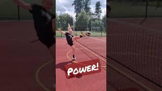 Power Smash! #workhard #playhard #futnet #footballtennis #womenpower