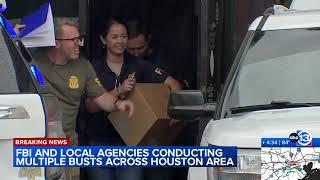 FBI conducting multiple busts across Houston