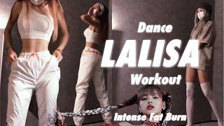 Lisa LALISA HIIT Dance Workout | Cardio Fat Burn Weigh Loss + Body Tone up : Intense Kpop Fitness