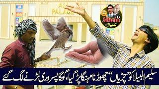 Sellers of SADQA Birds Goga Pasroori start New work and Saleem Albela as a customer Albela Tv