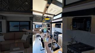 A huge camper with 530sq ft of living space! Tour the 2025 Heritage Glen Roost43 #rvlife #camper