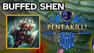 Rank 1 Shen Returns After Injury... *1v5 PENTAKILL*