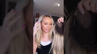 The Secret of Not Washing Hair is Using Hair Topper! | Upgrade Courtney