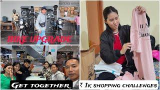 MY NEW BIKE UPGRADE | ₹ 1K SHOPPING CHALLENGE #tibetanyoutuber #tibetanvloger #dearchannel