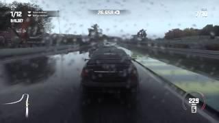 Race in mercedes black edition in extrême  conditions