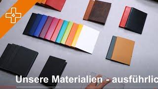 Die Materialien von X17: Leder, Lederfasermaterial und veganes Material (Lange Version) X17-027